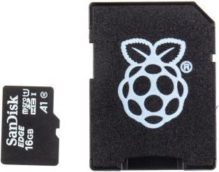 Immagine prodotto Raspberry Pi Scheda MicroSD da 16GB con noobs (16 GB, microSD)