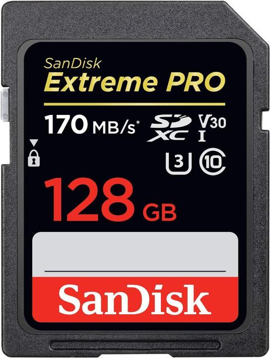 Immagine prodotto SanDisk Extreme Pro (128 GB, SDXC, U3, UHS-I)