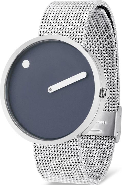 Immagine prodotto Picto 43393-0820 Orologio unisex blu notte 40mm 5ATM (Orologio da polso analogico, 40 mm)