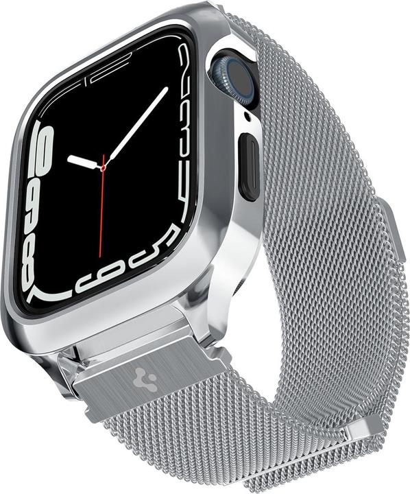 Produktbild Spigen METAL FIT?PRO? Apple Watch 4 / 5 / 6 / 7 / 8 / SE (44 / 45 MM) SILVER