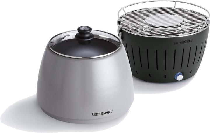 Actual product image LotusGrill Grill hood with glass insert XL