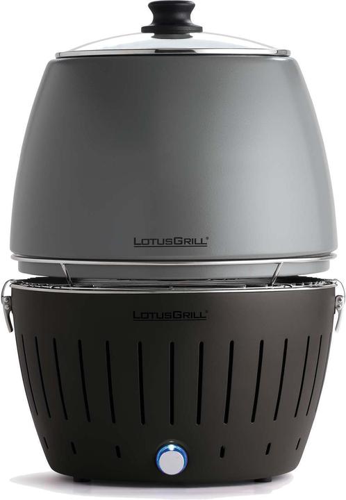 Actual product image LotusGrill Grill hood with glass insert XL