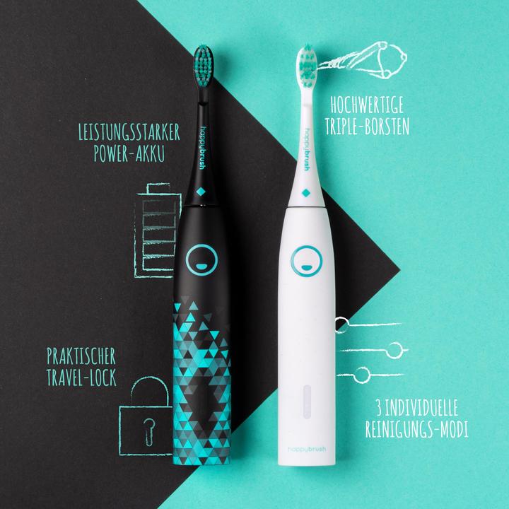 Actual product image happybrush StarterKit Schall Vibe 3 (Sonic toothbrush)