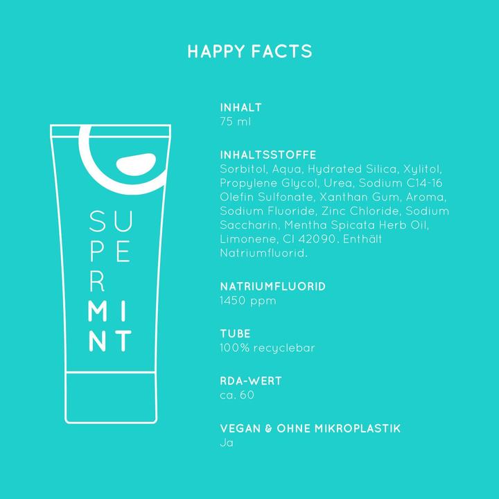 Produktbild happybrush SuperMint (75 ml)