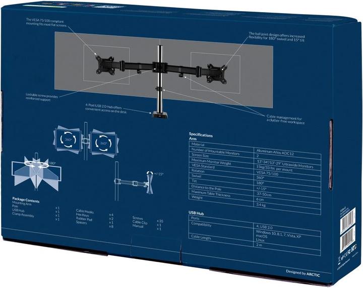 Actual product image Arctic Z2 (Table, 34")