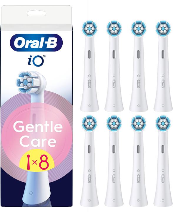 Actual product image Oral-B Oral B - iO Series Gentle Care Replacement Brush Heads - White - 8 count (8 x)