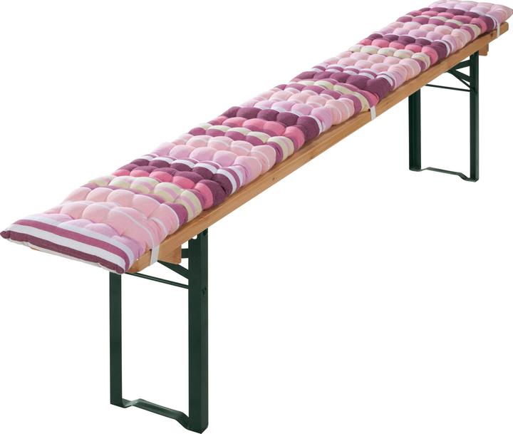 Produktbild Redbest Bierbank-Auflagen und Tischdecke "Streifen" 3-tlg. (110 x 260 cm)