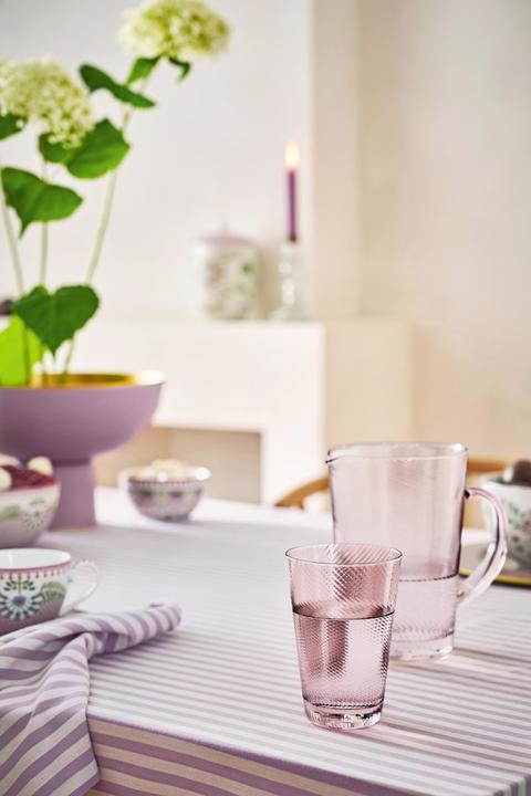 Immagine prodotto PIP Studio Lily&Lotus Bicchiere da bibita lungo ritorto viola 420ml (4.20 dl, 1 x, Bicchieri da bibita lunghi)