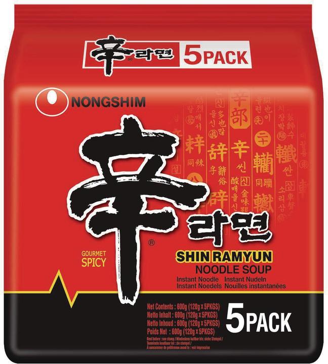 Nongshim Shin Ramyun Noodle Soup Multipack (600 g)