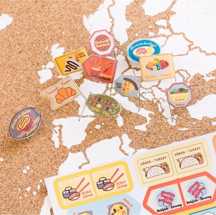Produktbild Miss wood Sticker Set - Food of the World