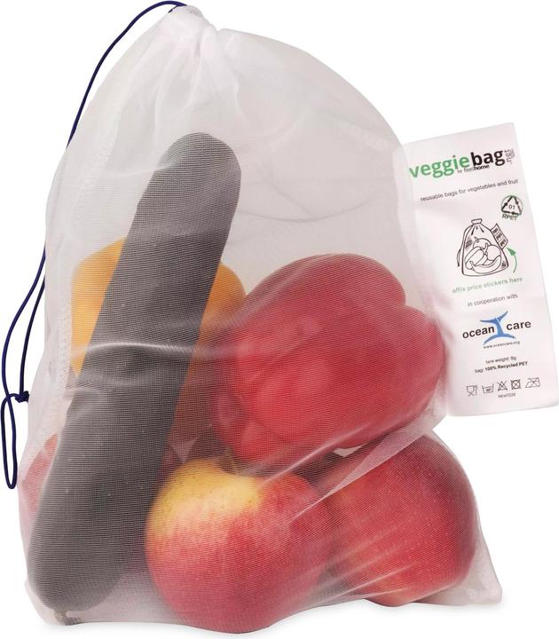 Image du produit Veggiebag Lot de 4 sacs réutilisables pour fruits & légumes