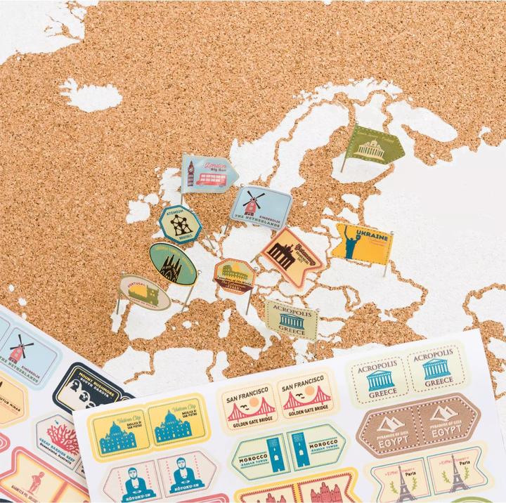 Produktbild Miss wood Sticker Set - Monuments of the World
