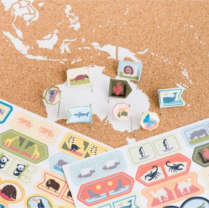 Image du produit Miss wood Sticker Set - Animals of the World