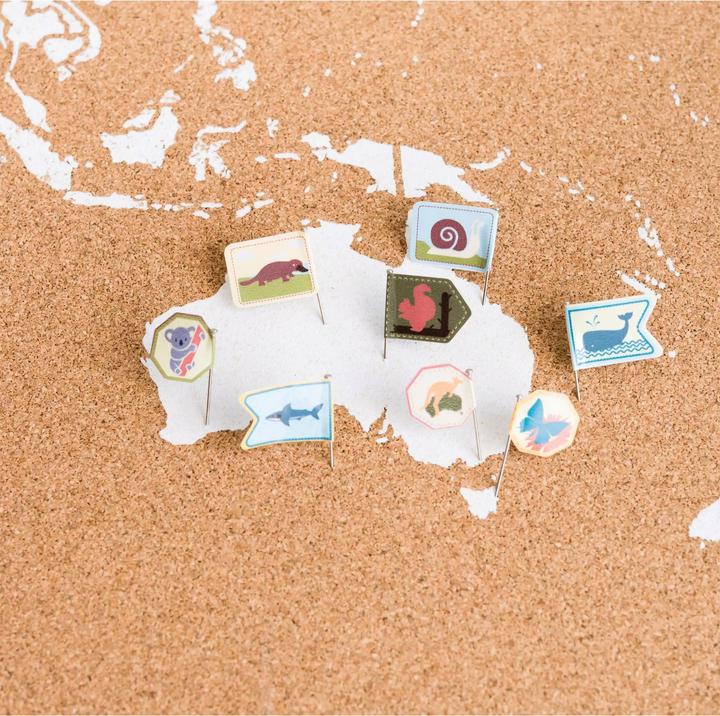 Image du produit Miss wood Sticker Set - Animals of the World
