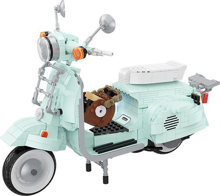 Actual product image Balody 21063 - Vespa Blue (1078 pieces)