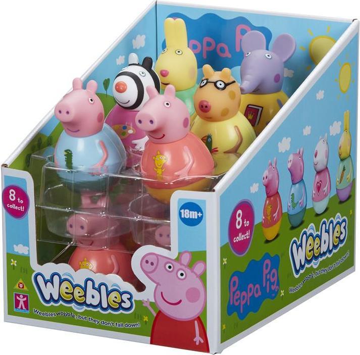 Produktbild Magni Peppa Pig Weebles Figures, Chunky Moulded Figures, First Toy, Preschool Imaginative Play
