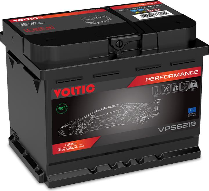 Voltic VP56219 Perfomance (12 V, 63 Ah, 560 A)