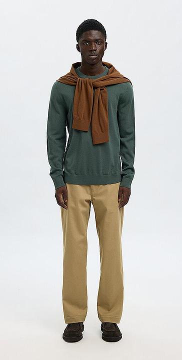Produktbild Selected Homme 100% Merinowoll Pullover mit Rundhalsausschnitt (M)