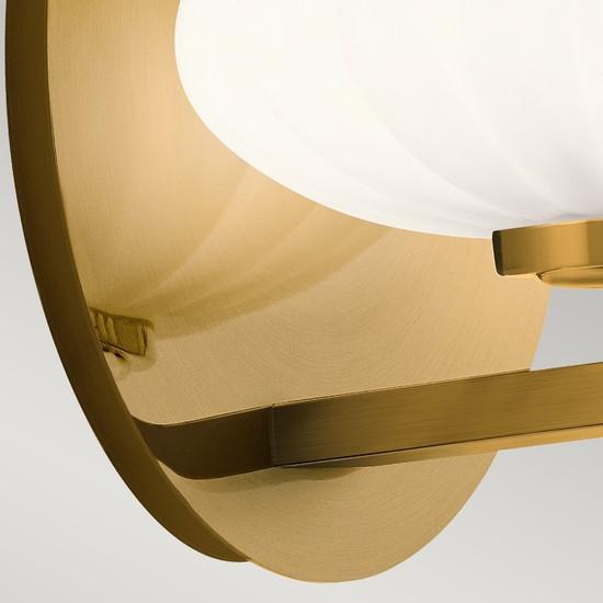 Produktbild Elstead Lighting Pim LED Wandleuchte G9 Fuchs-Gold Satinierter, ummantelter Opal IP44 (300 lm, G9)