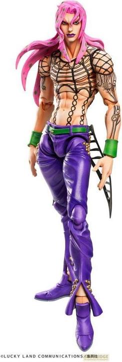 Actual product image Medicos Entertainment JoJo's Bizarre Adventure Part5 Super Action Figure Chozokado (Diavolo) (re-run) 15 cm