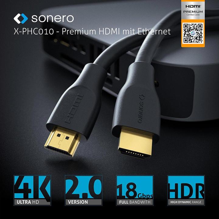 Produktbild Sonero HDMI (Typ A) — HDMI (Typ A) (0.50 m, HDMI)