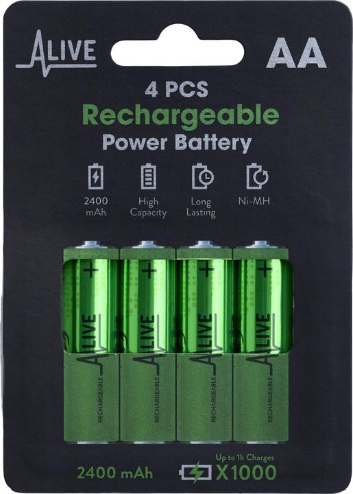 Produktbild Rechargeable Power Battery (4 Stk., AA, 2400 mAh)