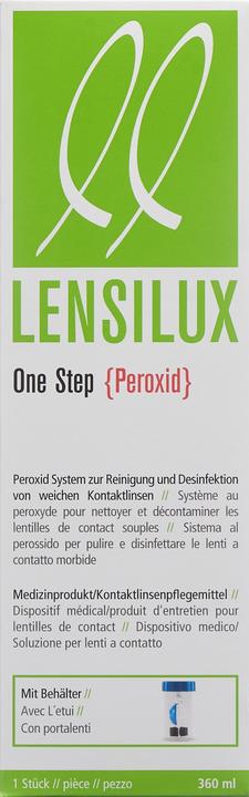 Actual product image Lensilux One Step Perox Platinum +Catalyst Container (Peroxide system, 360 ml)