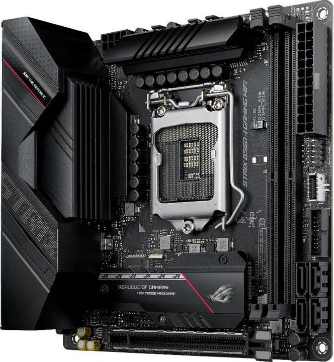 Produktbild ASUS MB ROG STRIX B560-I GAMING Intel,1200,DDR4,mITX (LGA 1200, Intel B560, Mini-ITX)