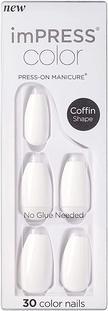 Immagine prodotto KISS My Face - imPRESS Colour MC Frosting Nails - Unghie autoadesive (30 pezzi) - - - (Unghie artificiali, Glassa)