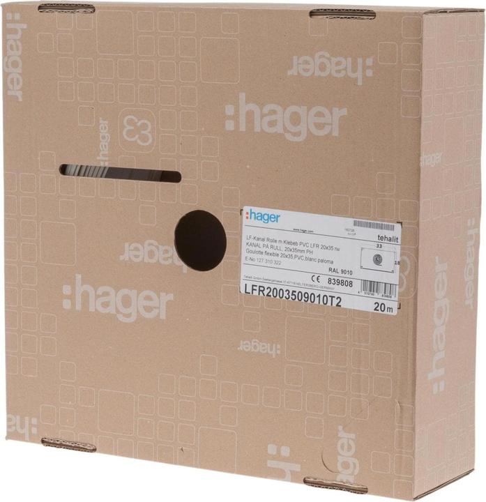 Produktbild Hager Tehalit Rollenkanal LFR20035, 35x20mm, 20m (2000 cm)