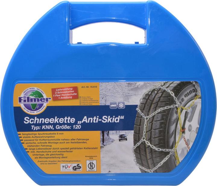 Filmer Catene da neve 9 mm, 15"-19", 205-265 mm