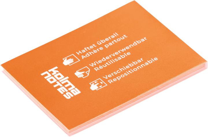 Kolma Sticky notes Notes A7 static cling orange (74 x 105 mm)