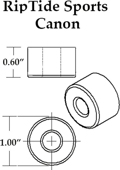 Actual product image Riptide 85A APS Canon Bushings (2Set)