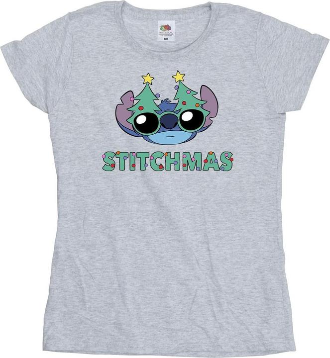 Disney Lilo & Stitch Stitchmas Glasses TShirt (M)