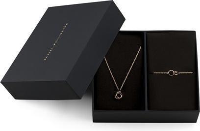 Daniel Wellington Beautiful gold-plated jewelry set Elan Unity DW00300004 (necklace. bracelet)