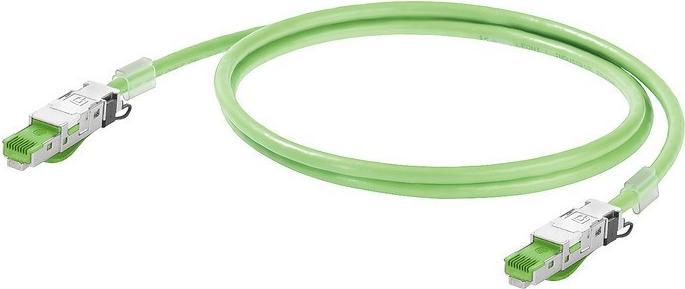 Produktbild Weidmüller RJ45 IP20 Profinet patch cable 2m (SF/UTP, CAT5e, 2 m)