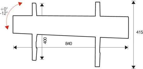 Produktbild OMB Support écran 30-63" 60Kg max SLIM 800 inclinable (Wand, 80", 60 kg)