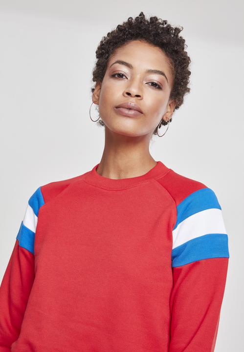 Produktbild Urban Classics Ladies Sleeve Stripe Crew (5XL)