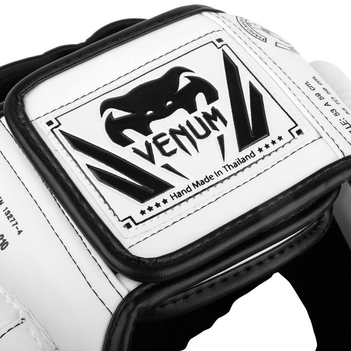 Produktbild Venum Elite Headgear-White/Black (One Size)