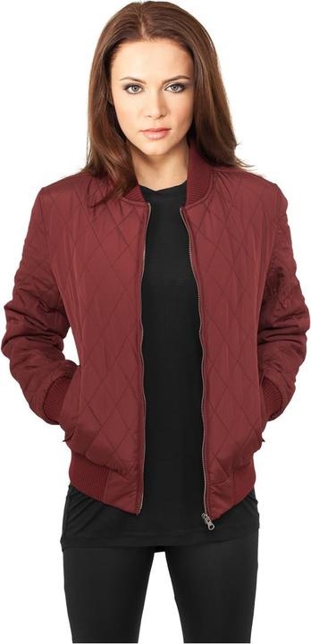 Actual product image Urban Classics Ladies Diamond Quilt Nylon Jacket (S)