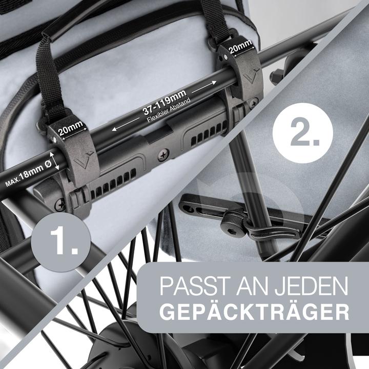 Actual product image Valkental ValkPro (26 l, Luggage carrier bag)