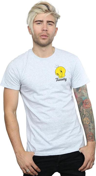 Immagine prodotto Looney Tunes Tweety Pie Head Maglietta Uomo (XL)