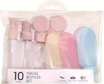 Actual product image Ecarla 10-In-1 Travel Container Set