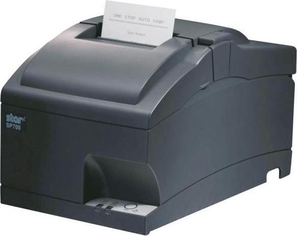 Star Micronics STR SP700 SERIES High speed, clam-shell 9-pin matrix receipt printer (Parallel-Anschluss Buchse, USB, WLAN)