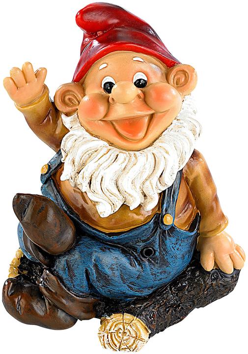 Image du produit Infactory Nain de jardin siffleur "Peppi