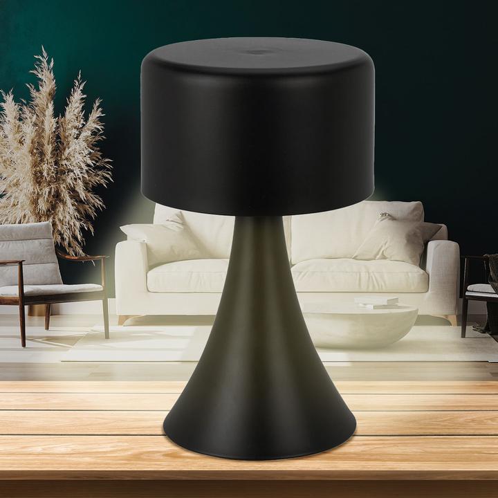 Actual product image Home&Styling Design LED table lamp, black, battery operated, 12 x 21 cm