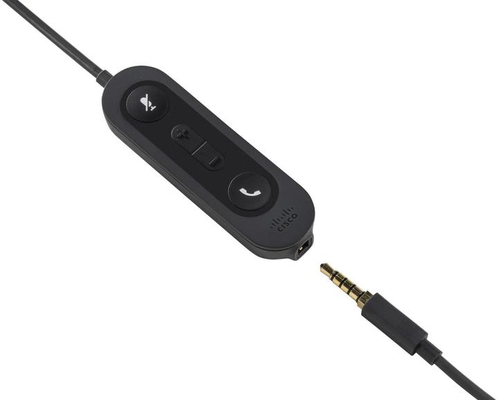Actual product image Cisco Headset 522 Duo 3.5mm & USB-A Adapter (Cable, USB-A)