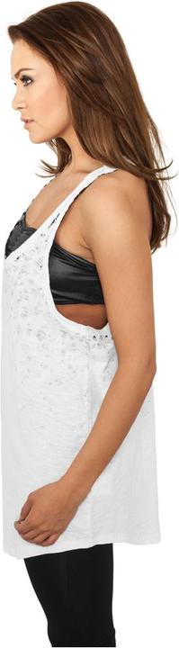 Actual product image Urban Classics Ladies Long Leo Print Loose Tank (XS)
