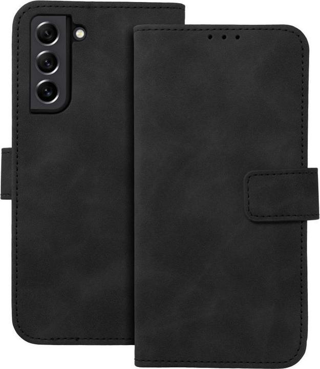 Produktbild OEM Back panel cover TENDER Book Case for SAMSUNG S21 FE black (Samsung Galaxy S21 FE)
