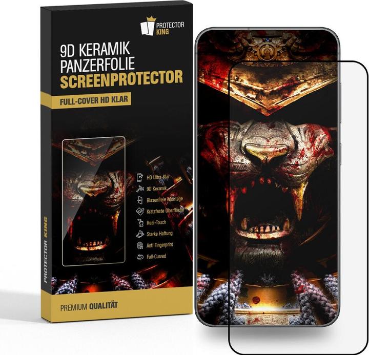 Produktbild Protectorking 6x Ceramic-Glass Full Cover HD Klar (6 Stück, Samsung Galaxy S21+)